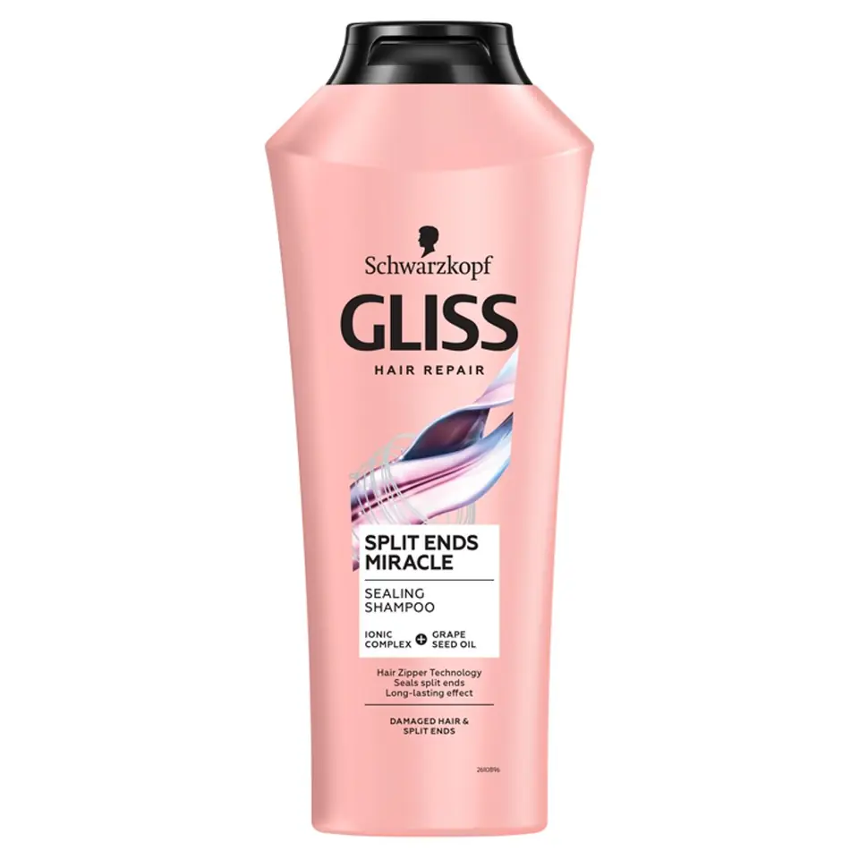 ⁨Schwarzkopf Gliss Kur Split Ends Miracle Szampon do włosów odbudowujący 400ml⁩ w sklepie Wasserman.eu