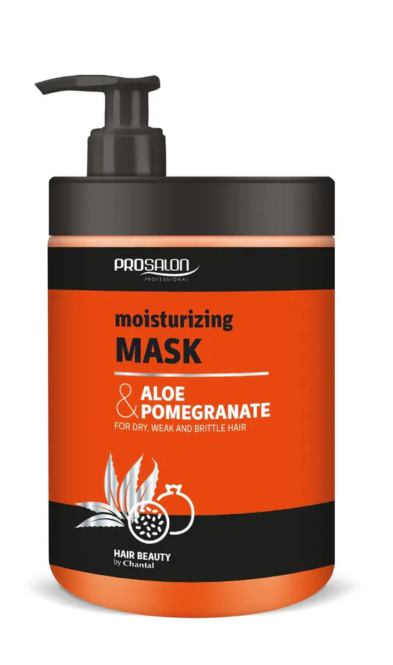 ⁨CHANTAL ProSalon Aloe & Pomegranate Moisturizing mask for dry, weak and brittle hair 1000g⁩ at Wasserman.eu