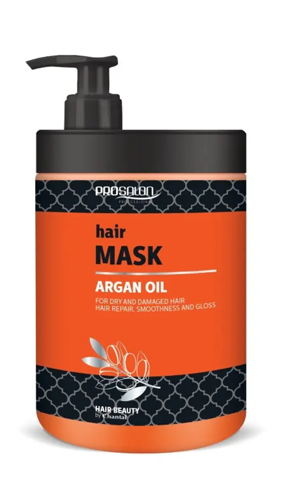 ⁨CHANTAL ProSalon Argan Oil Argan Oil Mask for dry and damaged hair 1000g⁩ at Wasserman.eu