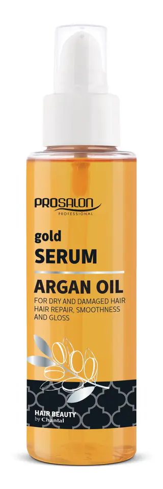 ⁨CHANTAL ProSalon Argan Oil Złote Serum z olejkiem arganowym do włosów suchych i zniszczonych 100ml⁩ w sklepie Wasserman.eu