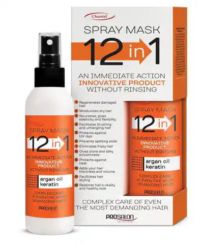 ⁨CHANTAL ProSalon Mask-spray 12in1 for very damaged hair 150g⁩ at Wasserman.eu