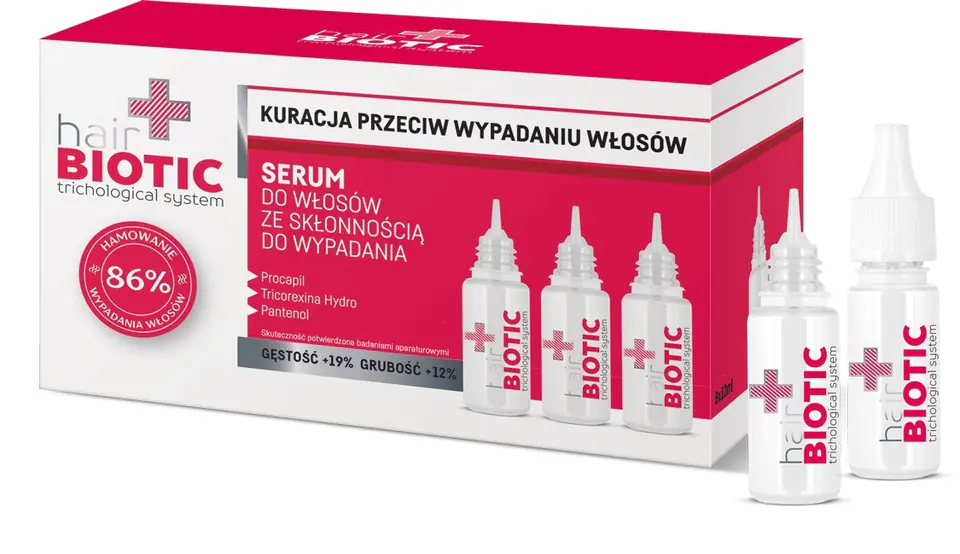 ⁨CHANTAL Hair Biotic Serum do włosów ze skłonnością do wypadania - ampułki 1op.-8szt x 10ml⁩ w sklepie Wasserman.eu