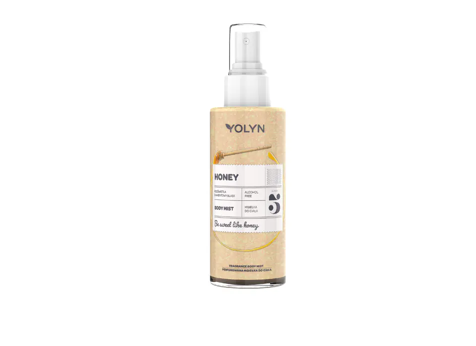 ⁨YOLYN Mgiełka do ciała Honey (Miód) 200 ml⁩ w sklepie Wasserman.eu