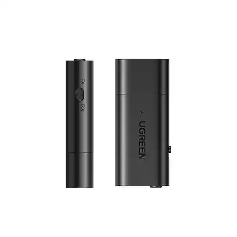 ⁨Adapter Audio UGREEN CM523, USB-A do Jack 3,5mm, Bluetooth 5.1 (czarny)⁩ w sklepie Wasserman.eu