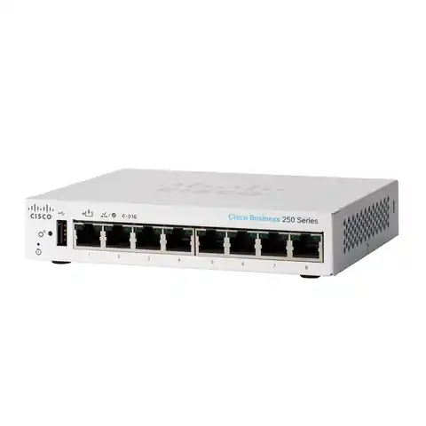 ⁨Cisco CBS250 Managed L3 Gigabit Ethernet (10/100/1000) Grey⁩ at Wasserman.eu