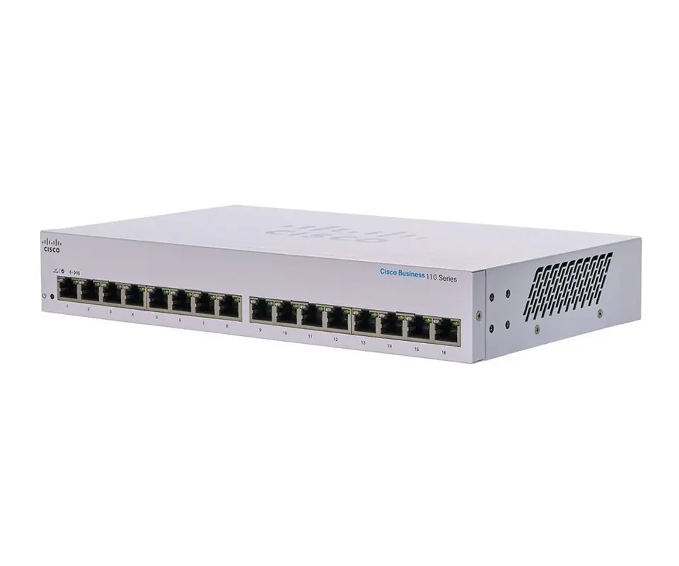 ⁨CISCO CBS110-16T 16-PORT 10/100/1000 SWITCH, UNMANAGED⁩ w sklepie Wasserman.eu