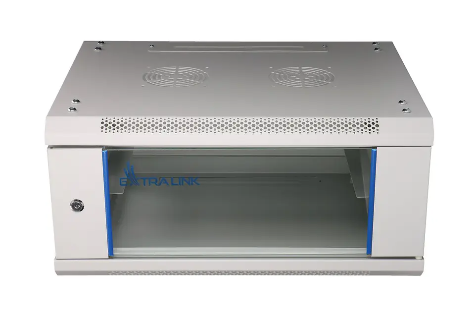 EXTRALINK 4U 600X450 WALL-MOUNTED RACKMOUNT CABINET GRAY w sklepie Wasserman.eu