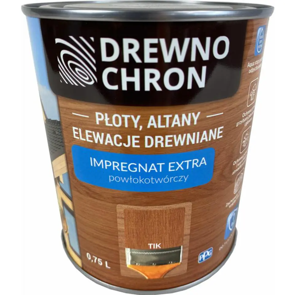 Drewnochron coating-forming impregnate (0.75 l, tick) at Wasserman.eu