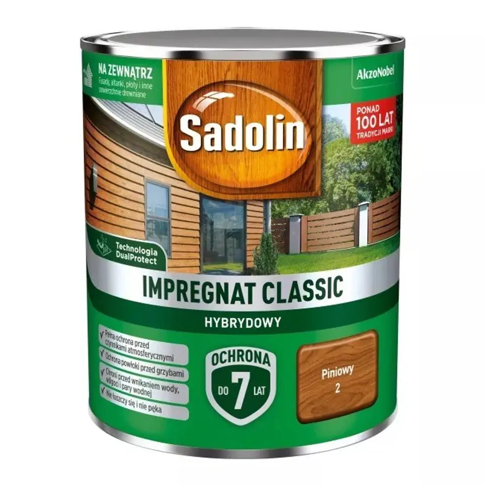 ⁨SADOLIN IMPREGNAT CLASSIC HYBRYDOWY 7 LAT PINIOWY 2.5⁩ w sklepie Wasserman.eu