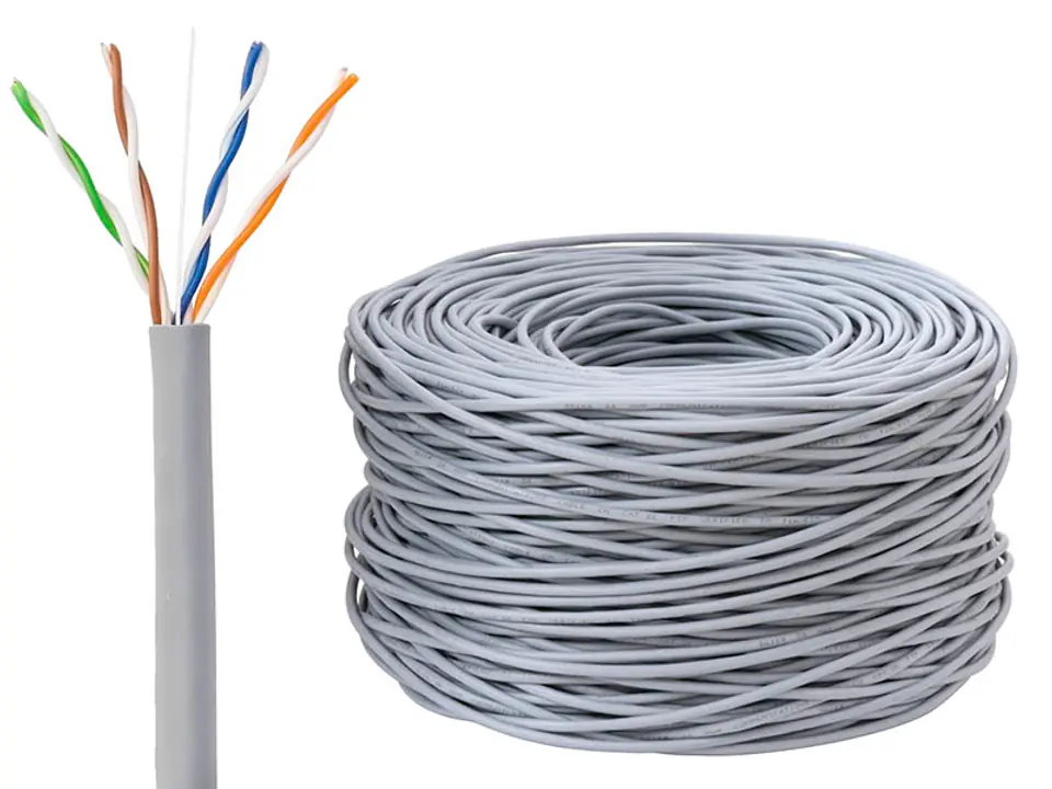 ⁨Diameter 4x2 UTP Cat.5e Cu wire 305m CERTYF⁩ at Wasserman.eu