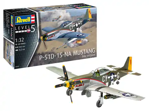 ⁨Plastic model Plan 1/32 P-51 D Mustang Late Version⁩ at Wasserman.eu