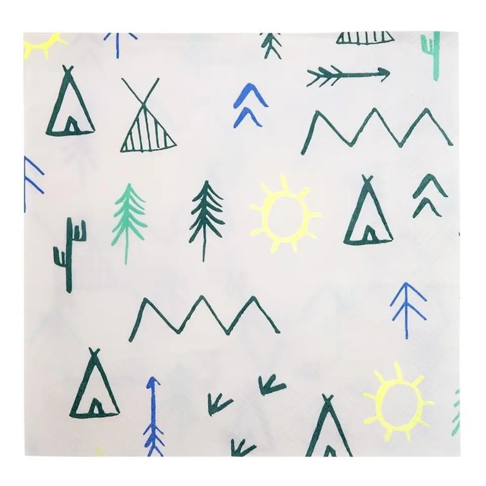 Servietten Tipi Wald im Wasserman.eu