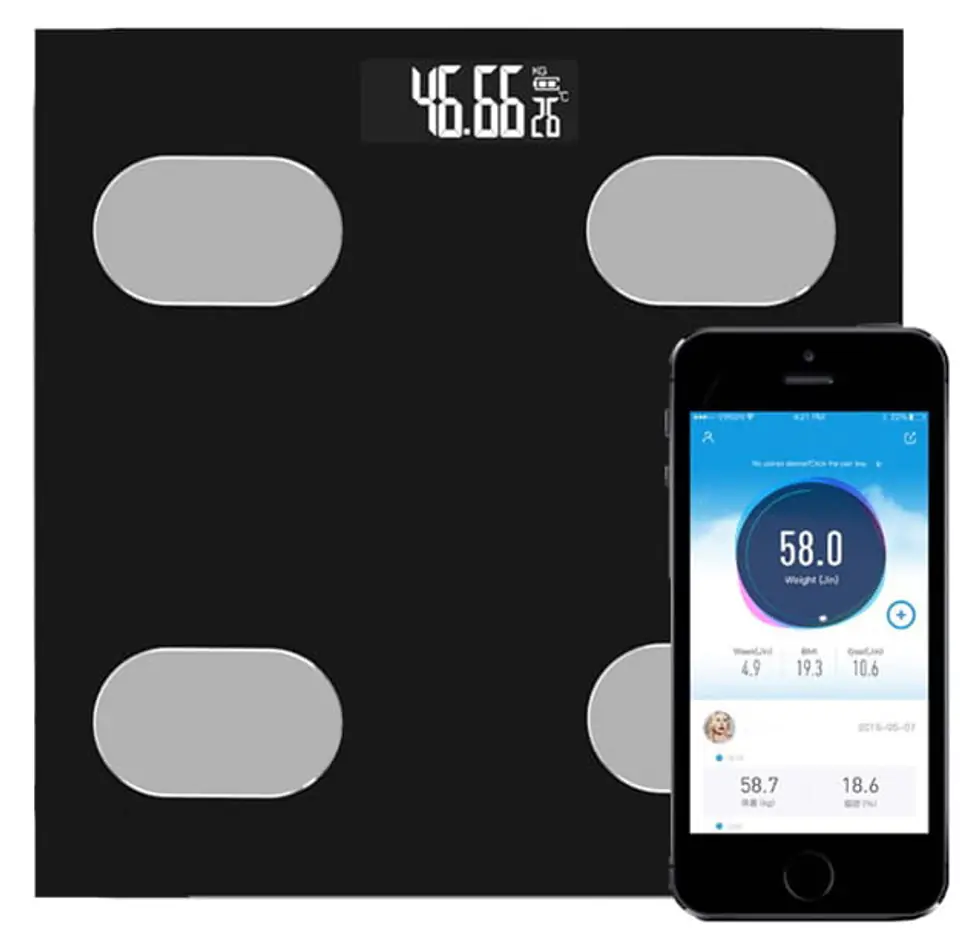 ⁨K741A5 Bluetooth Analytical Bathroom Scale⁩ at Wasserman.eu