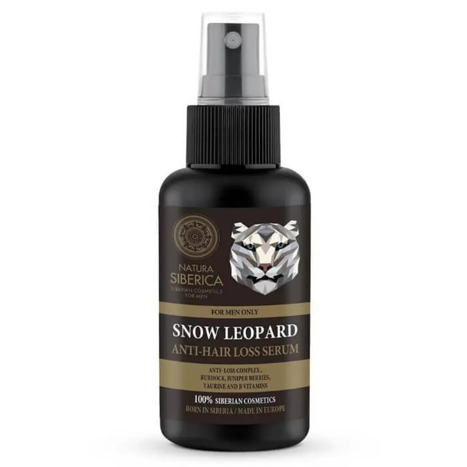 ⁨Naturalne serum przeciw wypadaniu włosów Śnieżny Leopard Natura Siberica Men⁩ w sklepie Wasserman.eu