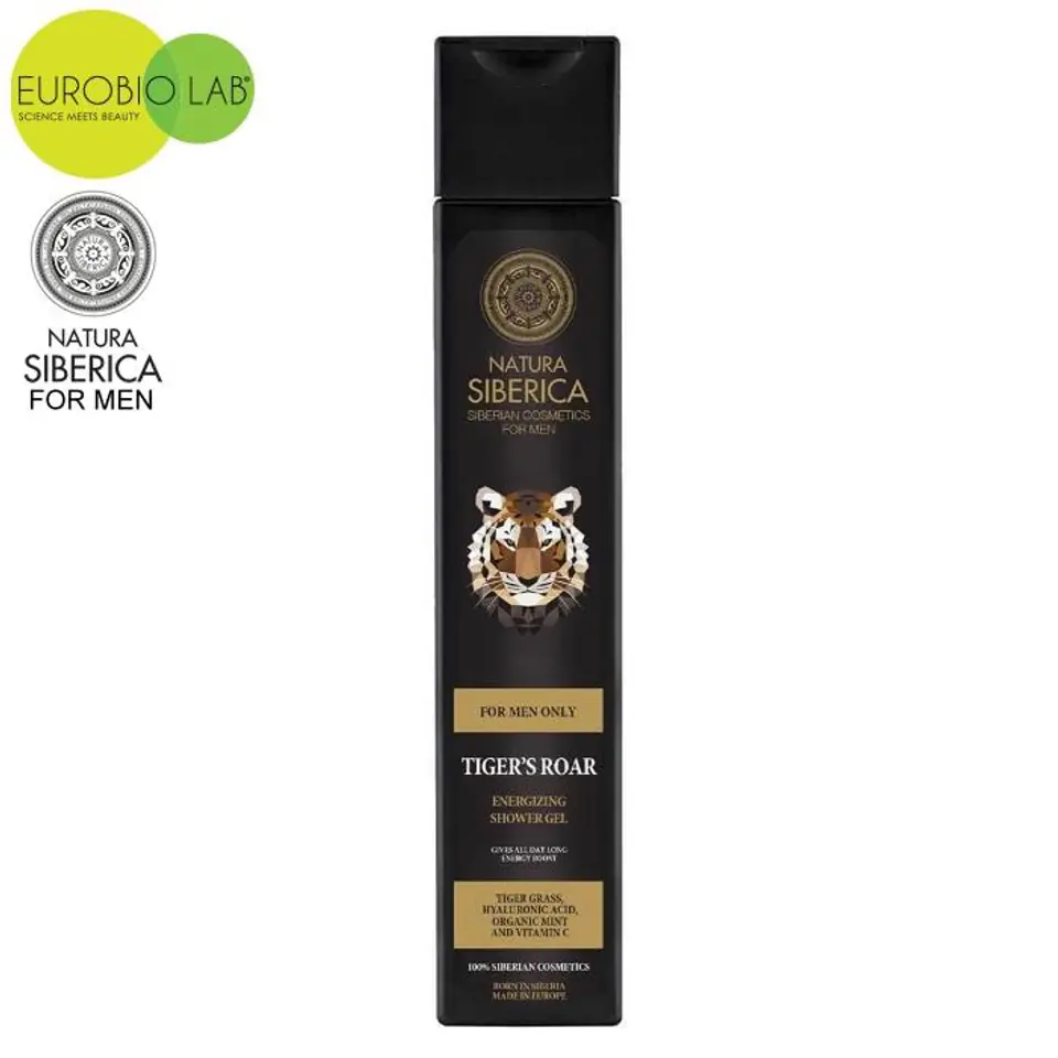 ⁨Natural, energizing shower gel Tiger Roar, 250ml - Natura Siberica Men⁩ at Wasserman.eu