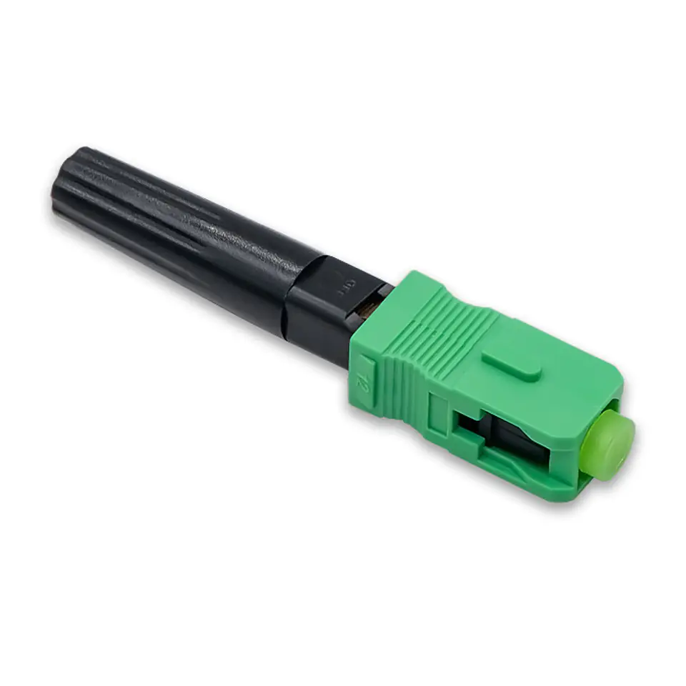 ⁨Qoltec Fiber Optic Quick Coupler SC/APC | Singlemode | 0.9 | Set of 10pcs. (0NC)⁩ at Wasserman.eu