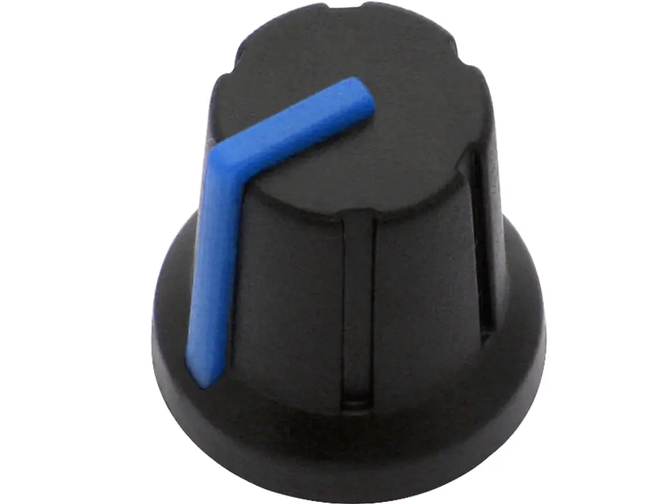 ⁨Pot knob N-1 axis 6mm blue 16mm⁩ at Wasserman.eu