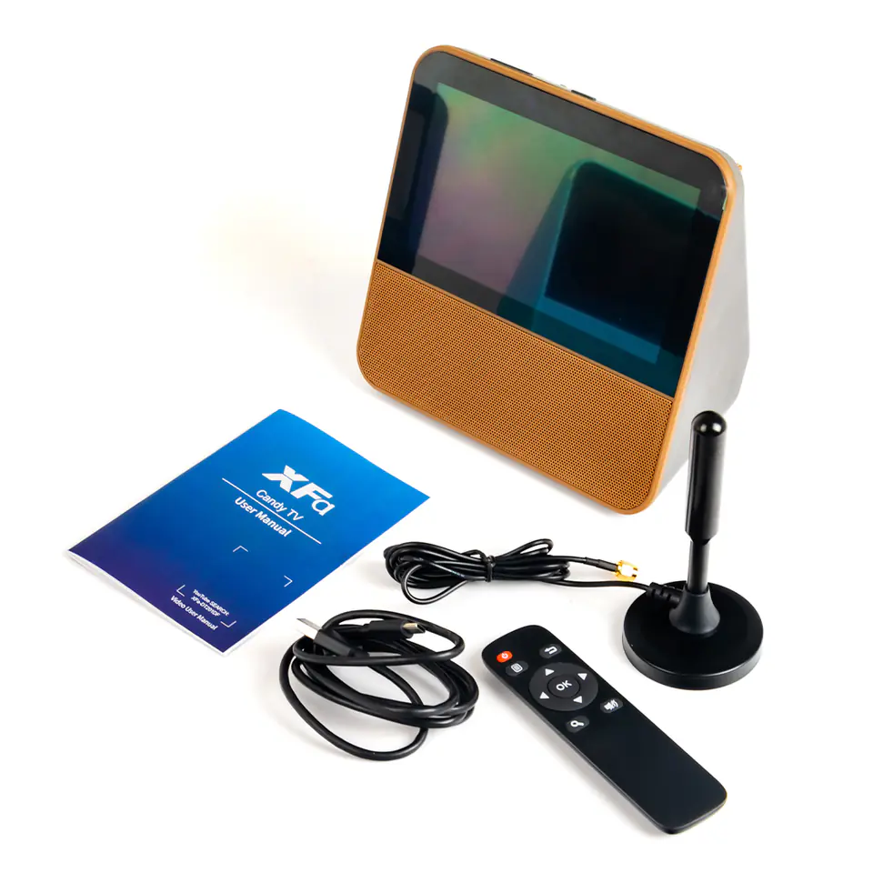 ⁨Mini telewizor przenośny 7" DVB-T2 DAB+ FM H.265 Z⁩ w sklepie Wasserman.eu