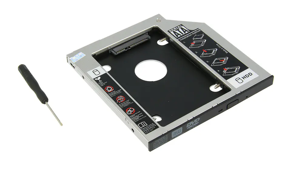 Kieszeń na dysk uniwersalna SATA HDD 9.5 mm SSD HDD w sklepie Wasserman.eu