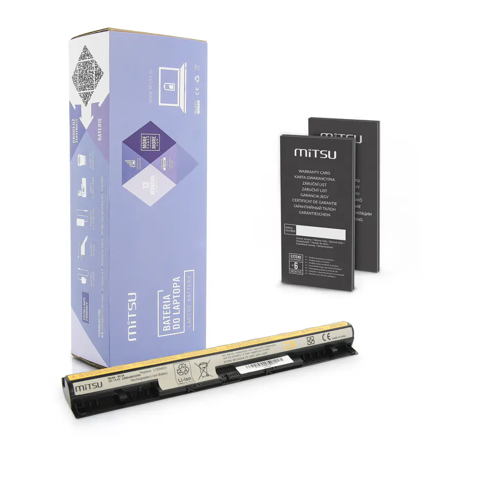 Bateria Mitsu do Lenovo IdeaPad G500s, G510s, Z710 w sklepie Wasserman.eu