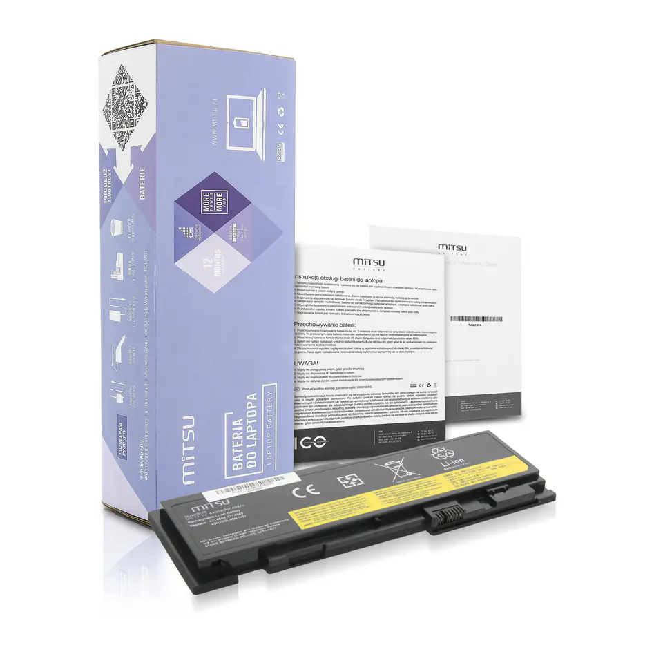 ⁨Bateria Mitsu do Lenovo ThinkPad T420s⁩ w sklepie Wasserman.eu
