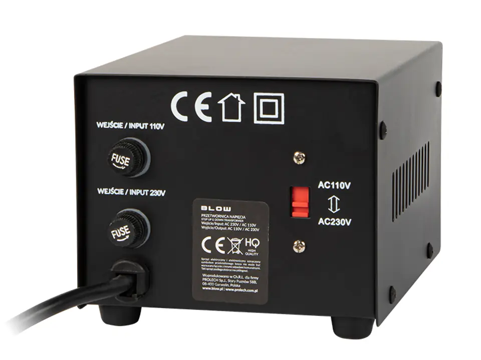Converter 230V-->110V PRT-500W at Wasserman.eu