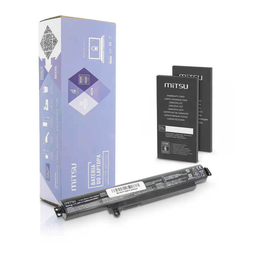 Bateria Mitsu do Asus F102BA, X102B w sklepie Wasserman.eu