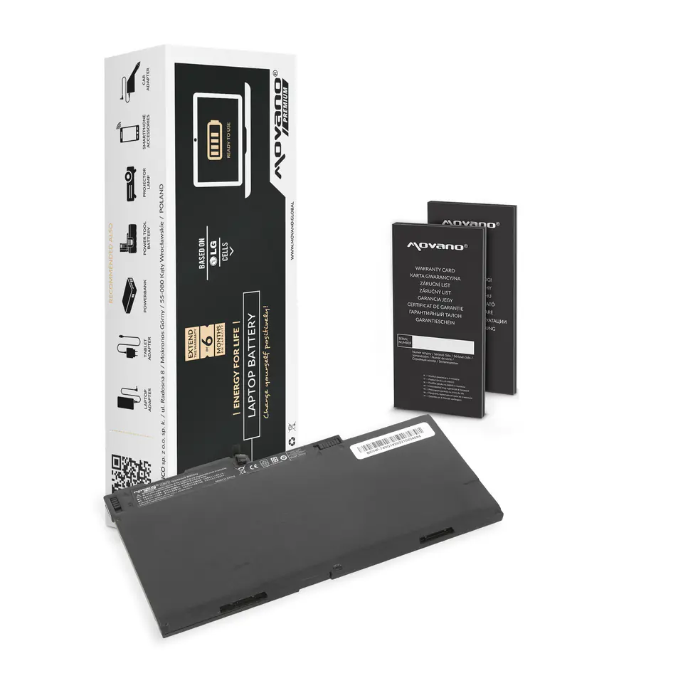 Bateria Movano Premium do HP EliteBook 740 G1, G2 w sklepie Wasserman.eu