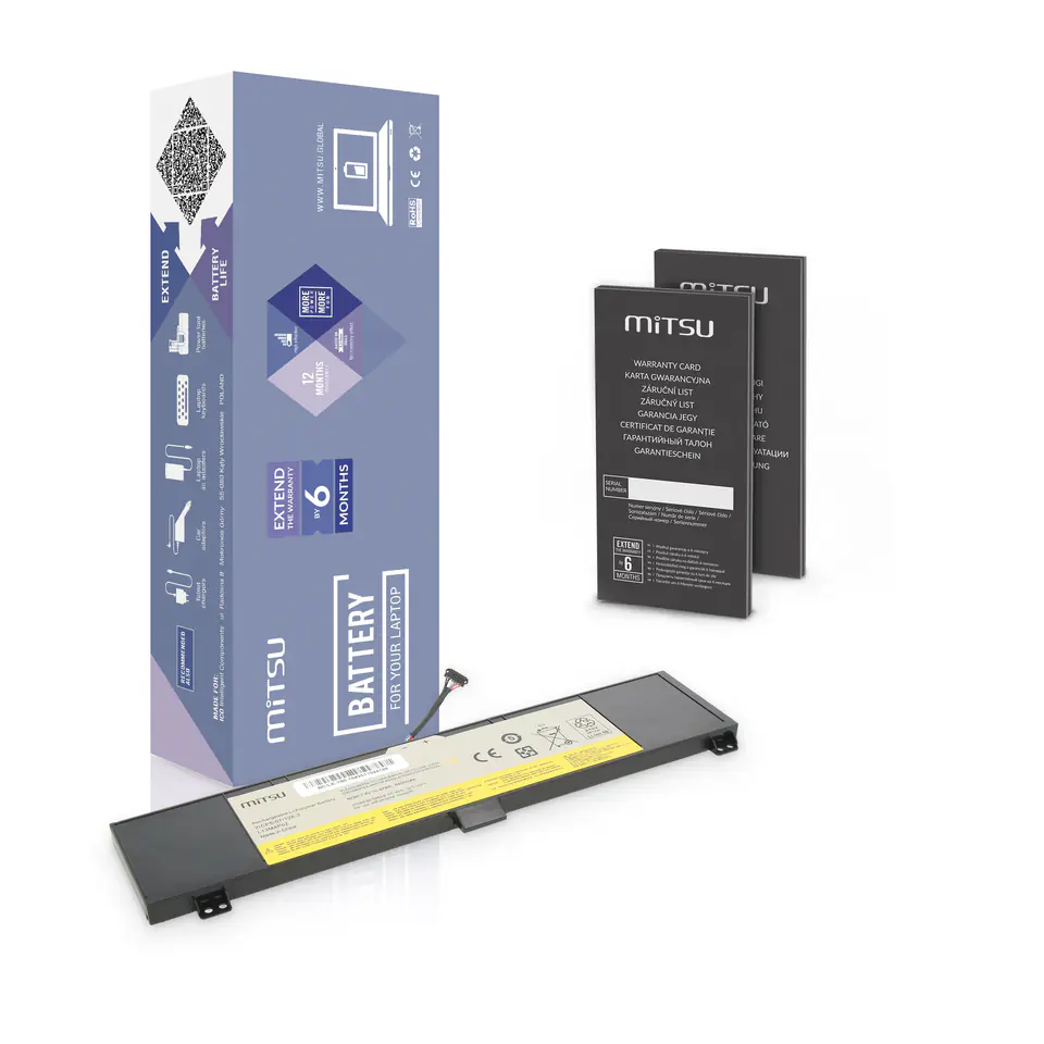 Bateria Mitsu do Lenovo Y50-70, Y50-80 w sklepie Wasserman.eu