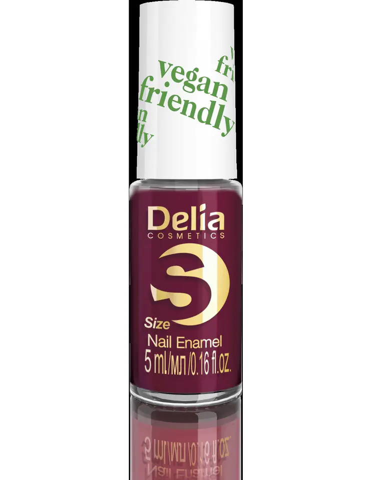 ⁨Delia Cosmetics Vegan Friendly Enamel for nails Size S No. 216 Cherry Bomb 5ml⁩ at Wasserman.eu