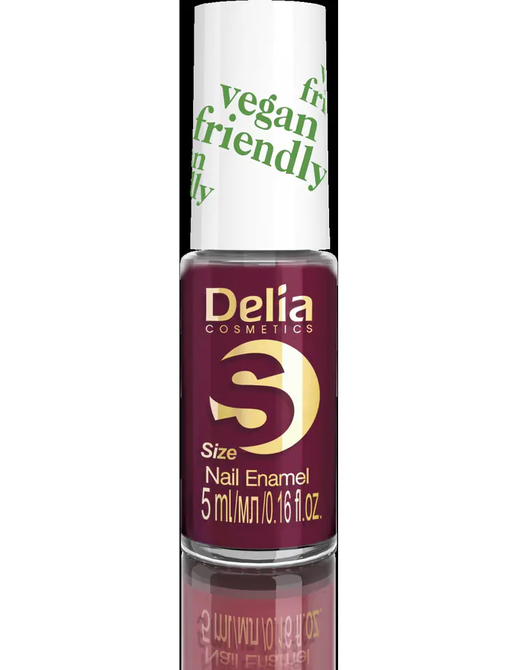 Delia Cosmetics Vegan Friendly Enamel for nails Size S No. 216 Cherry Bomb 5ml at Wasserman.eu