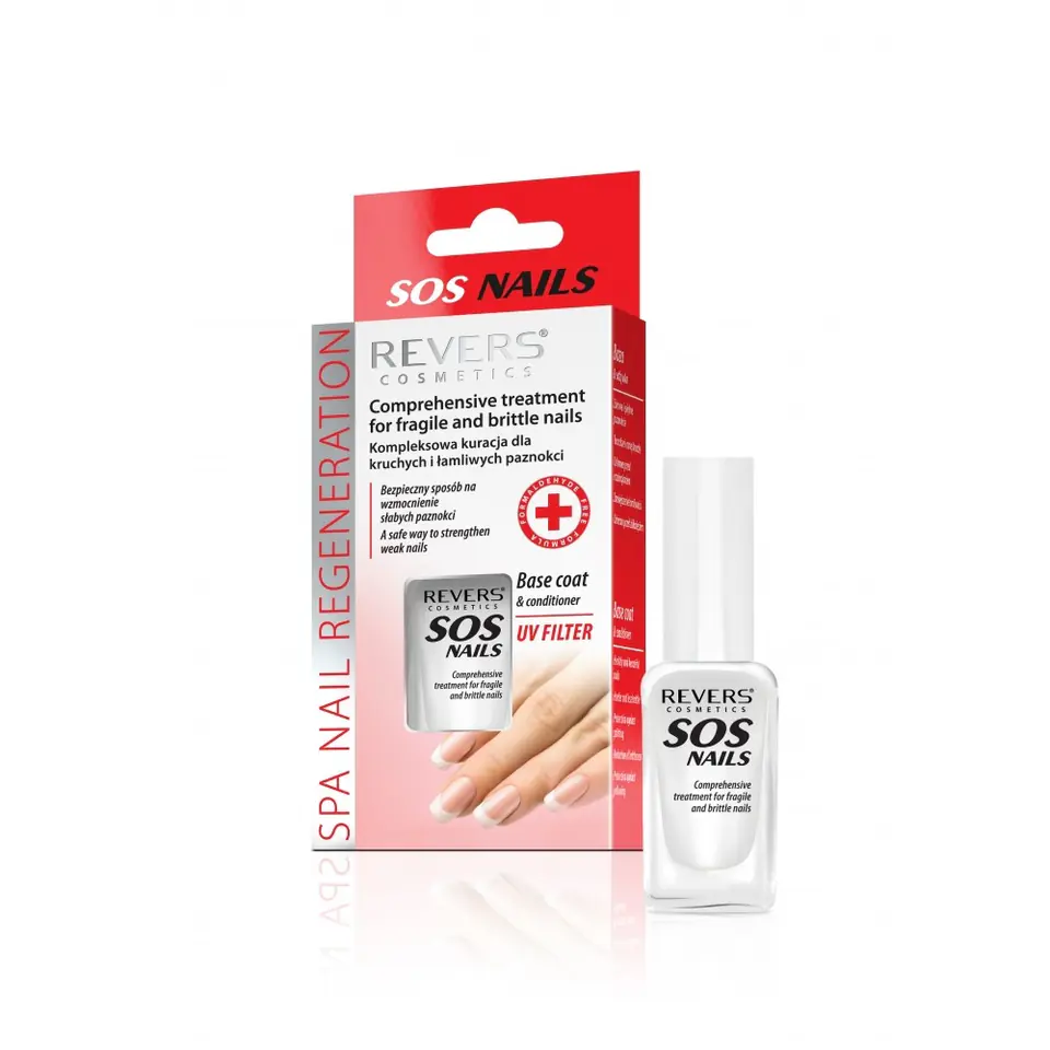 ⁨REVERS Comprehensive Treatment for Brittle and Brittle Nails SOS Nails 10ml⁩ at Wasserman.eu