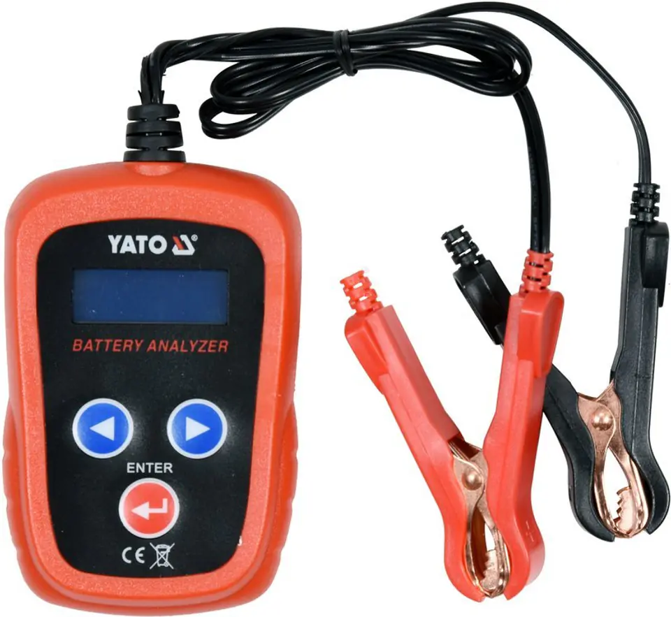 ⁨Battery tester 12 V, digital, YT-83113, Yato. (1LM)⁩ at Wasserman.eu