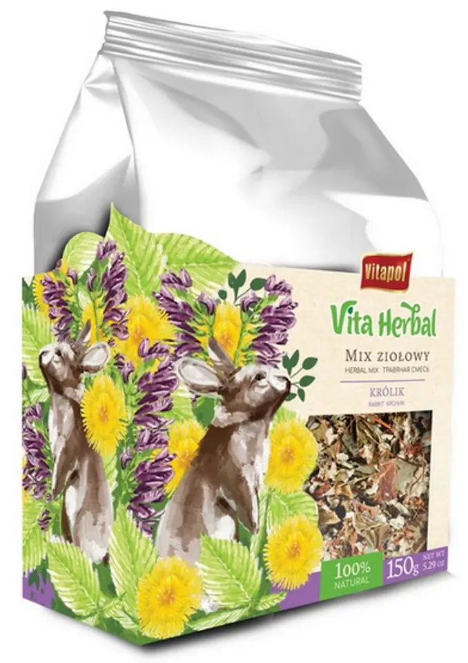 ⁨Vitapol Vita Herbal Mix for rabbit 150g⁩ at Wasserman.eu