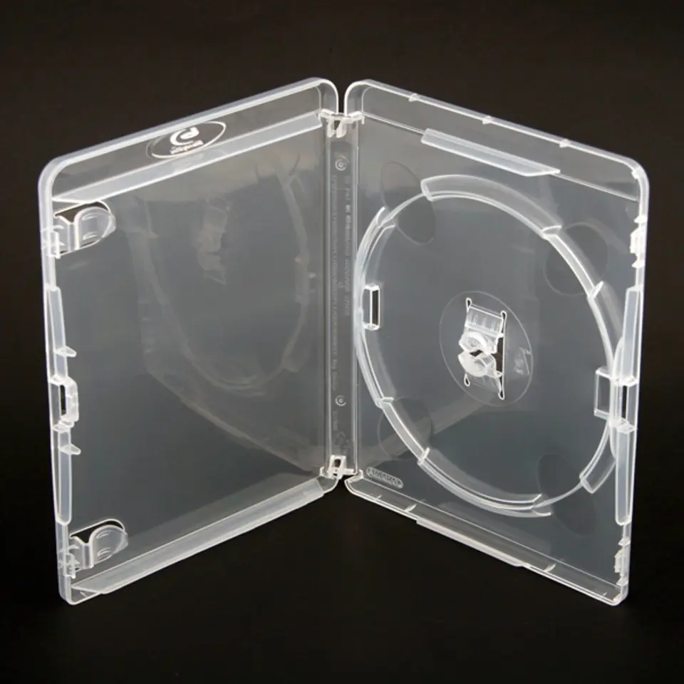 ⁨AMARAY PUDEŁKO BLU-RAY 14MM 1 CLEAR PS WITH CLIP  41368⁩ w sklepie Wasserman.eu