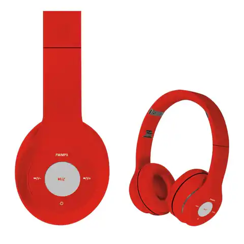 ⁨FREESTYLE HEADSET BLUETOOTH FH0915 RED/RED [43049]⁩ at Wasserman.eu