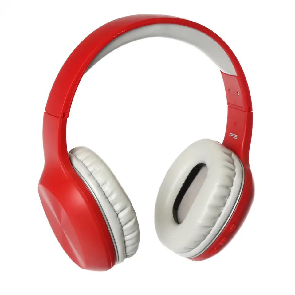 ⁨FREESTYLE BLUETOOTH HEADPHONES WITH MICROPHONE SŁUCHAWKI NAUSZNE Z MIKROFONEM RED [44459]⁩ w sklepie Wasserman.eu