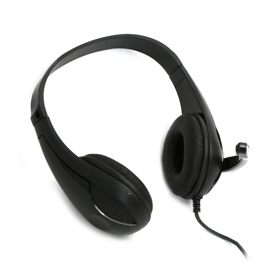 ⁨FREESTYLE HI-FI STEREO SŁUCHAWKI NAUSZNE MIC ADAPTER HEADPHONES BLACK [42675] TE⁩ w sklepie Wasserman.eu