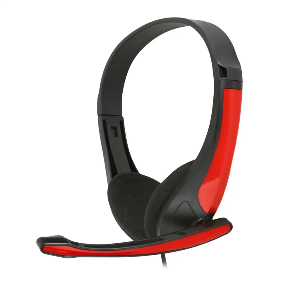 ⁨FREESTYLE HI-FI STEREO HEADSET + MIC FH4008R RED [42675]⁩ at Wasserman.eu