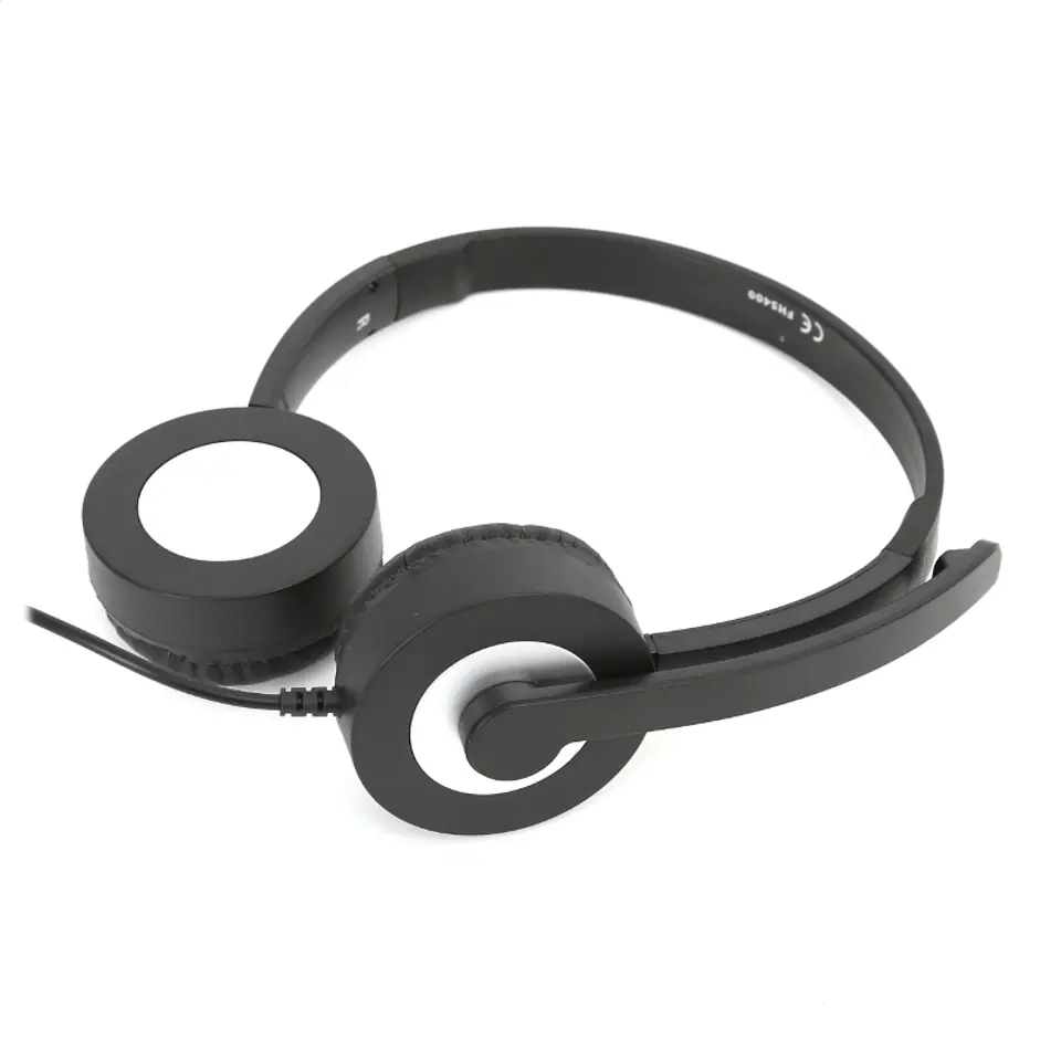 ⁨FREESTYLE SŁUCHAWKI NAUSZNE HI-FI+MIC+USB SŁUCHAWKI PRZEWODOWE Z MIKROFONEM + USB BLACK [41865] TE⁩ w sklepie Wasserman.eu