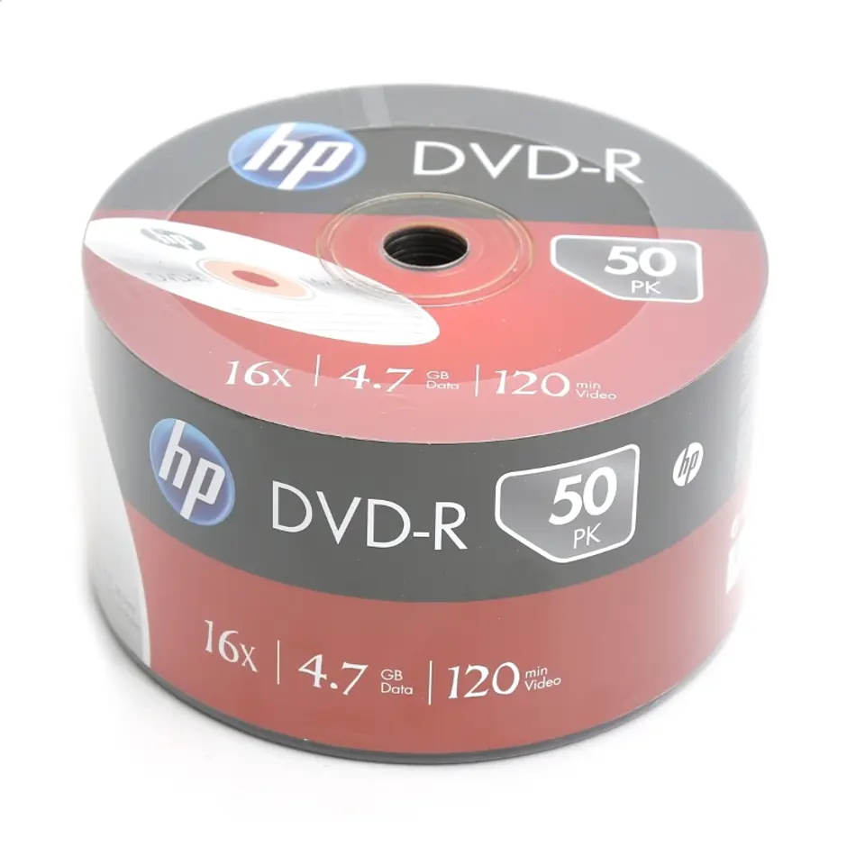 ⁨HP DVD-R 4.7GB 16X SP 50⁩ at Wasserman.eu