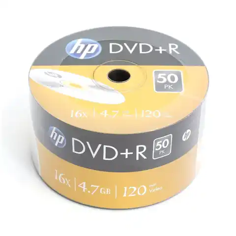 ⁨HP DVD+R 4.7GB 16X SP*50 14220/69305⁩ w sklepie Wasserman.eu