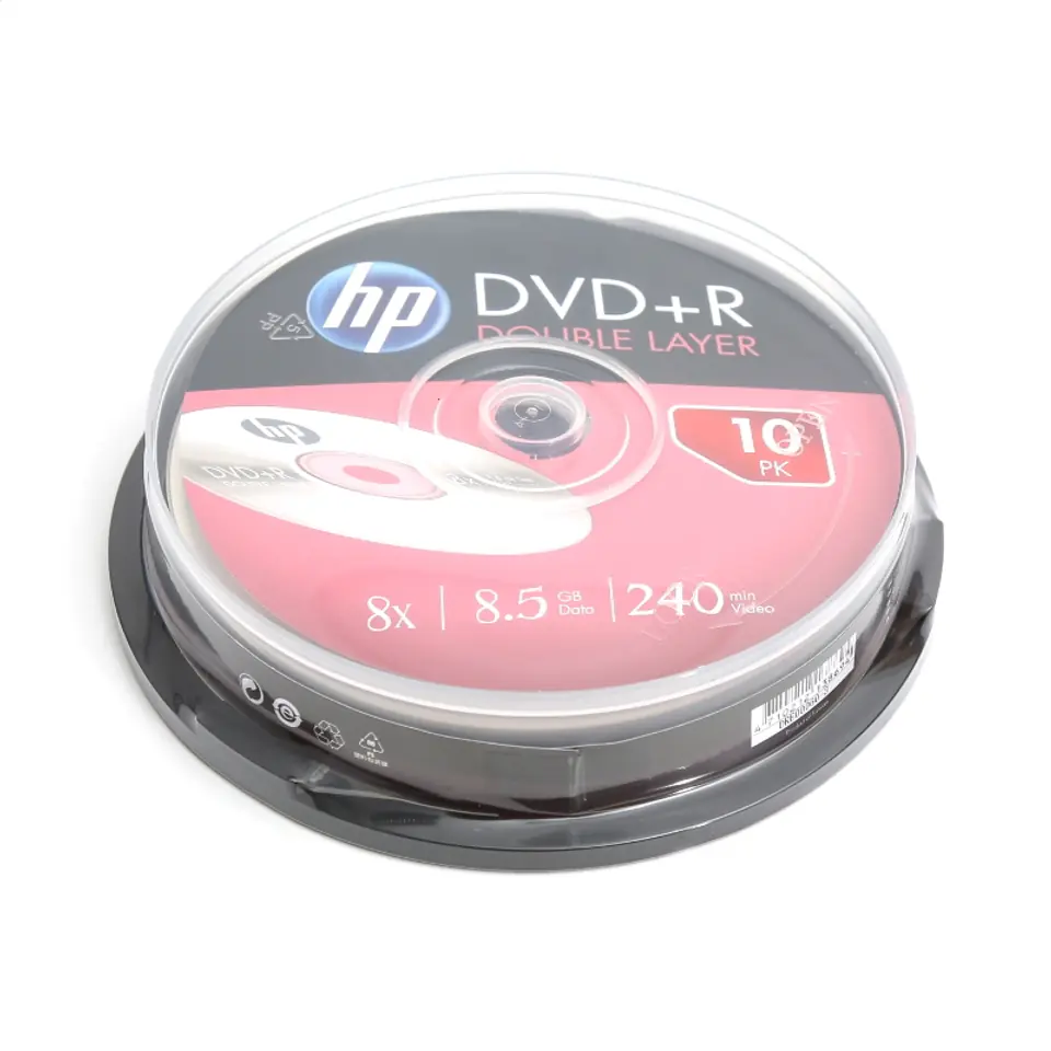 ⁨HP DL DVD+R 8.5GB 8X CAKE*10 13869⁩ w sklepie Wasserman.eu