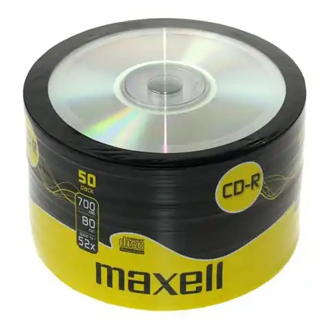⁨MAXELL CD-R 700MB 52X SP * 50 624036.02.CN⁩ at Wasserman.eu