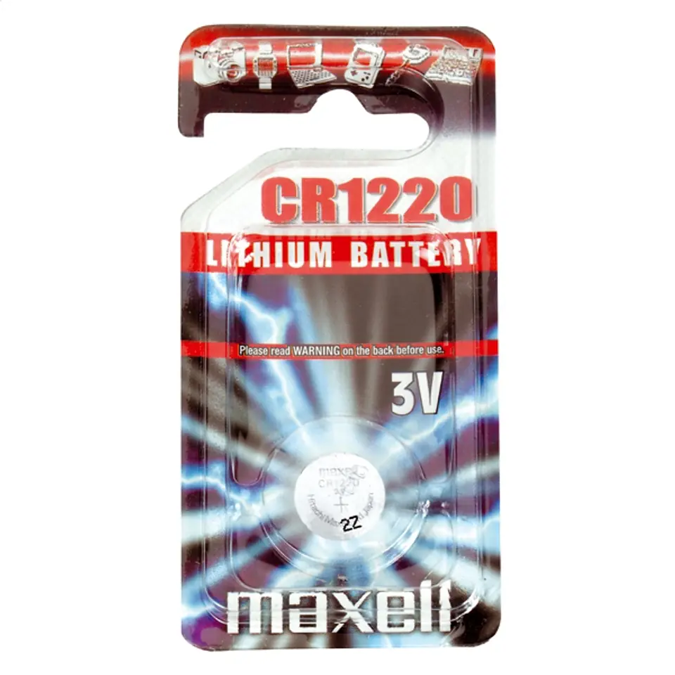 ⁨MAXELL BATTERY CR1220 BLISTER*1 11238200⁩ at Wasserman.eu