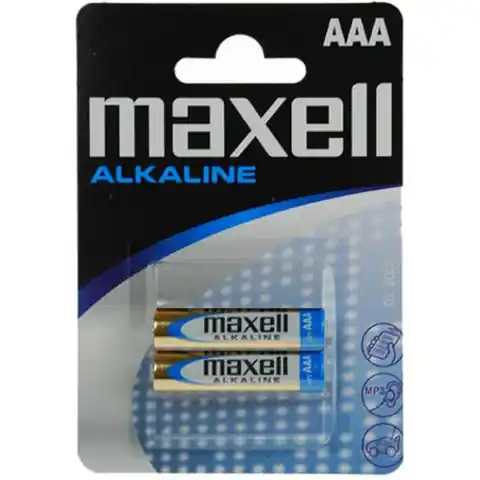 ⁨MAXELL BATTERY ALKALINE LR03/AAA BLISTER*2  723920.04.CN⁩ w sklepie Wasserman.eu