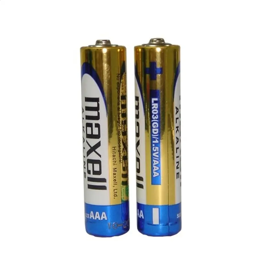 ⁨MAXELL BATTERY ALKALINE LR03 1,5V AAA SHRINK*2⁩ at Wasserman.eu