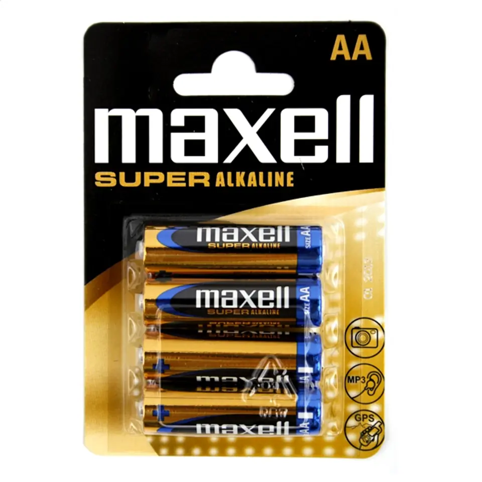 ⁨MAXELL BATTERY SUPER ALKALINE LR06/AA BLISTER*4  774409.04.EU⁩ w sklepie Wasserman.eu