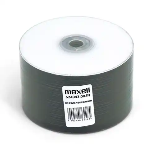 ⁨MAXELL CD-R 700MB 52X PRINTABLE NO ID SP*50 624043.00.TW⁩ w sklepie Wasserman.eu