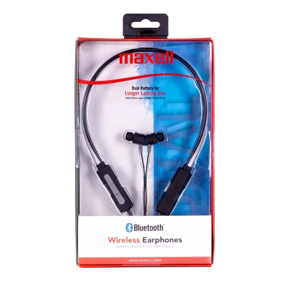 ⁨MAXELL EARPHONES EB-BT200 BLUETOOTH WIRELESS DUAL BATTERY 347985.00.CN⁩ w sklepie Wasserman.eu